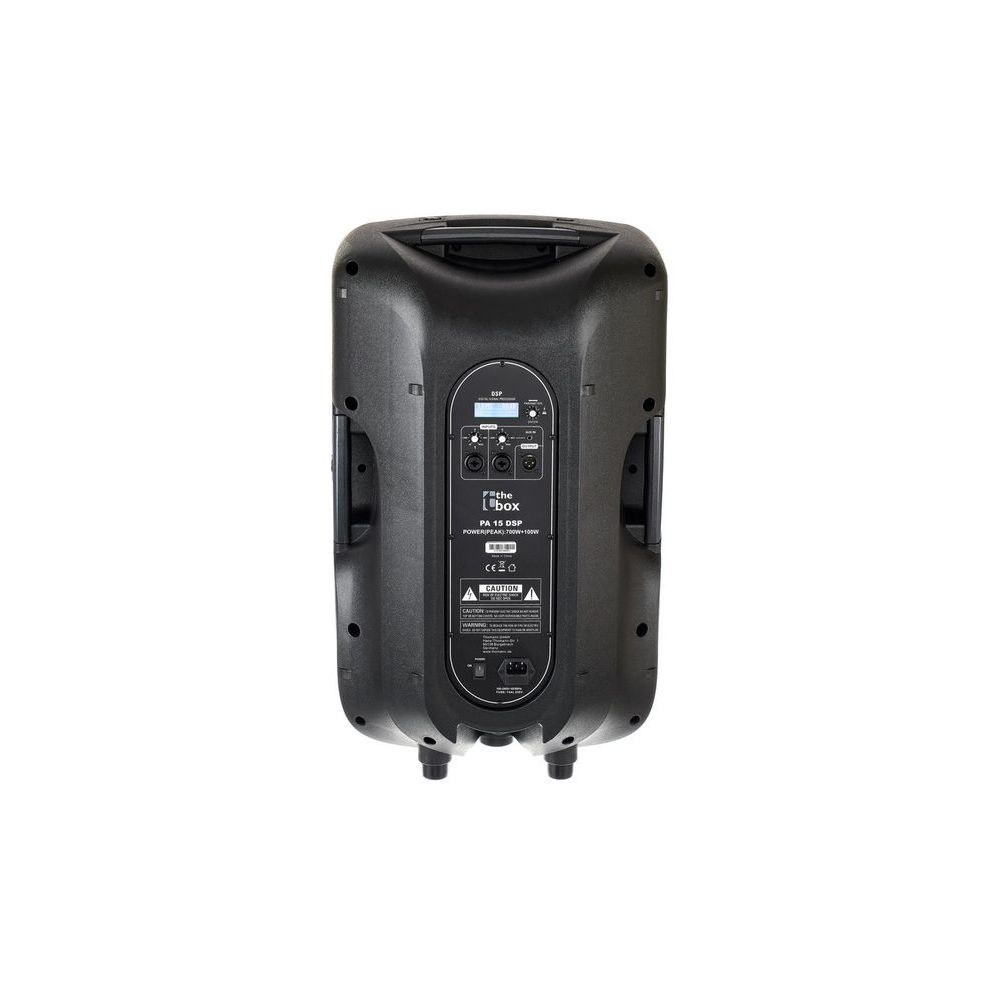 רמקול מוגבר 15 אינץ׳ the box – DSP עם 4 פריסטים ודיליי, 129dB 4 הרמקול המוגבר 15 אינץ׳ של the box – רמקול מוגבר 15 אינץ׳, תמונה 4