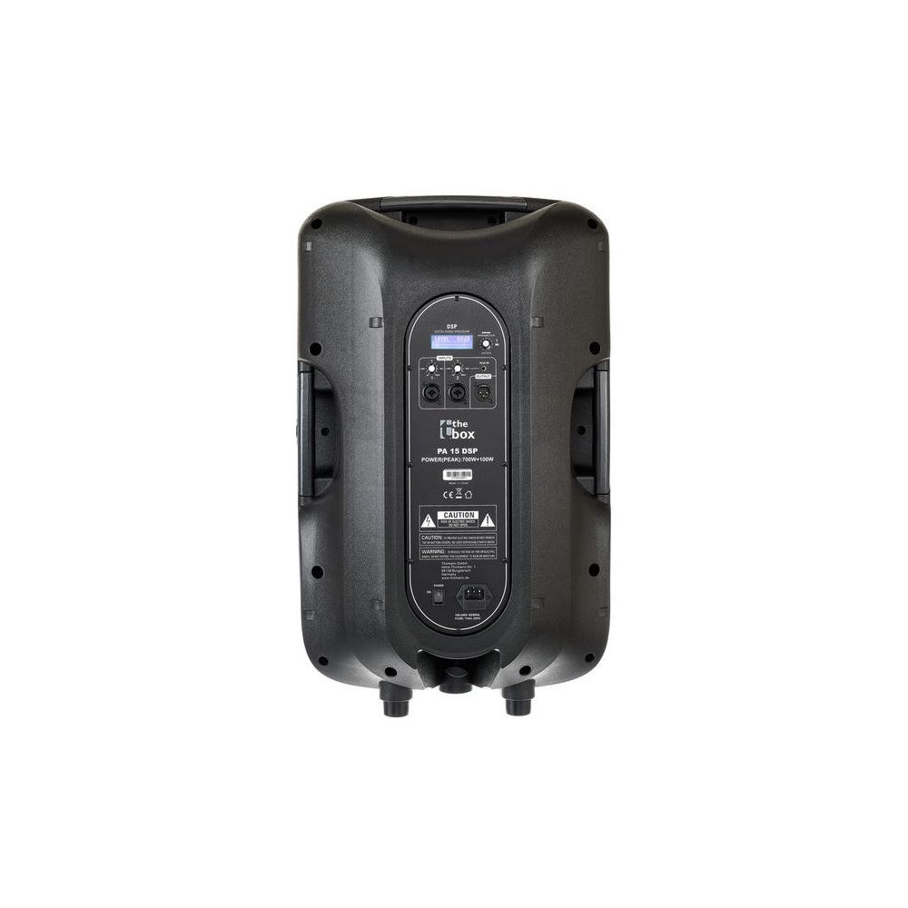 רמקול מוגבר 15 אינץ׳ the box – DSP עם 4 פריסטים ודיליי, 129dB 6 הרמקול המוגבר 15 אינץ׳ של the box – רמקול מוגבר 15 אינץ׳, תמונה 6