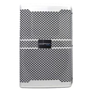 רמקול פסיבי 8 אינץ׳ Polman H508W לבן – 150W ב-8Ω, כולל מתקן תלייה לקיר או לתקרה