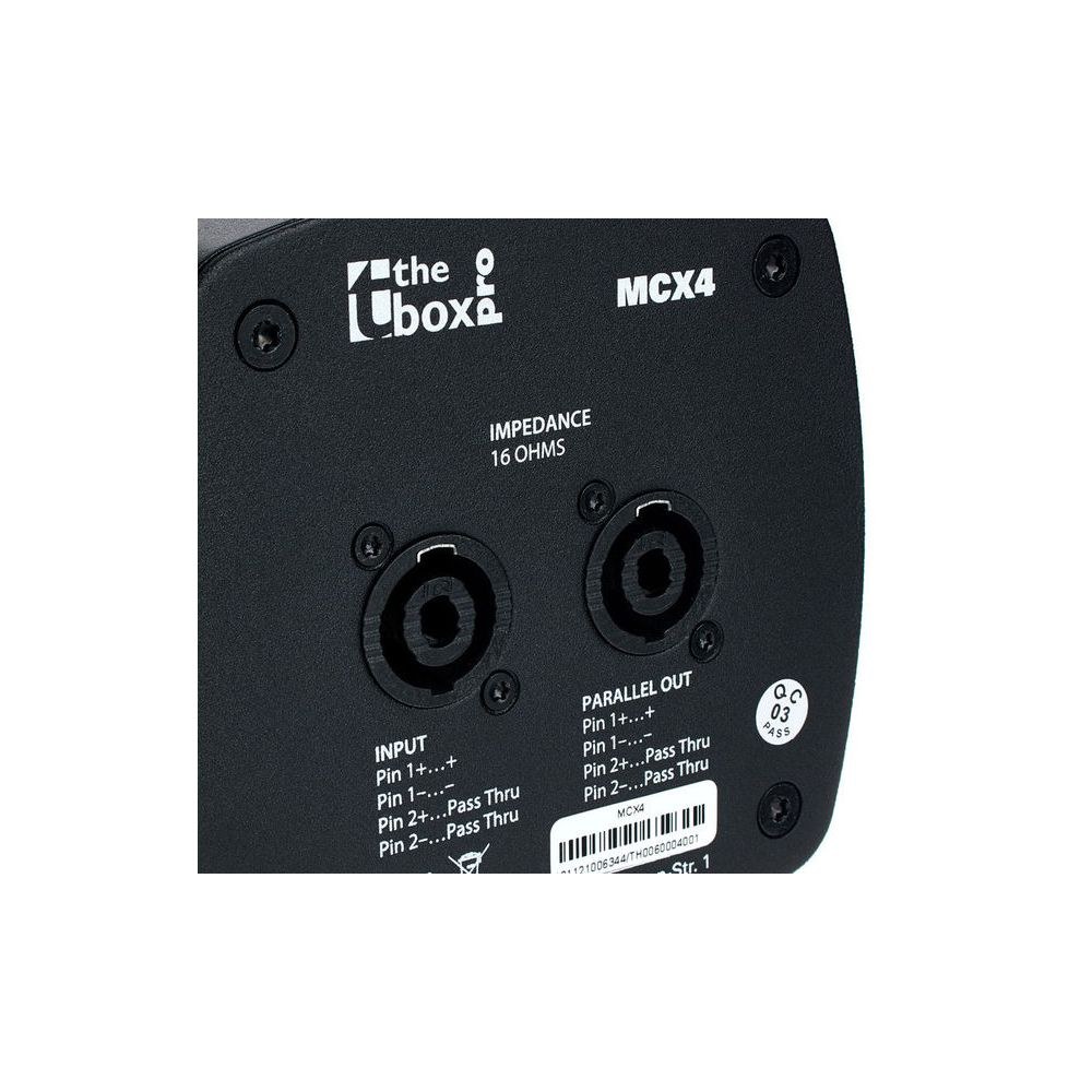 רמקול קואקסיאלי פסיבי the box pro 4 אינץ׳ – 40W RMS, 16 אוהם, 102dB, speakON, מתלה קיר ומעמד 7 רמקול ה-4 אינץ׳ הרב-שימושי – רמקול פסיבי, תמונה 7