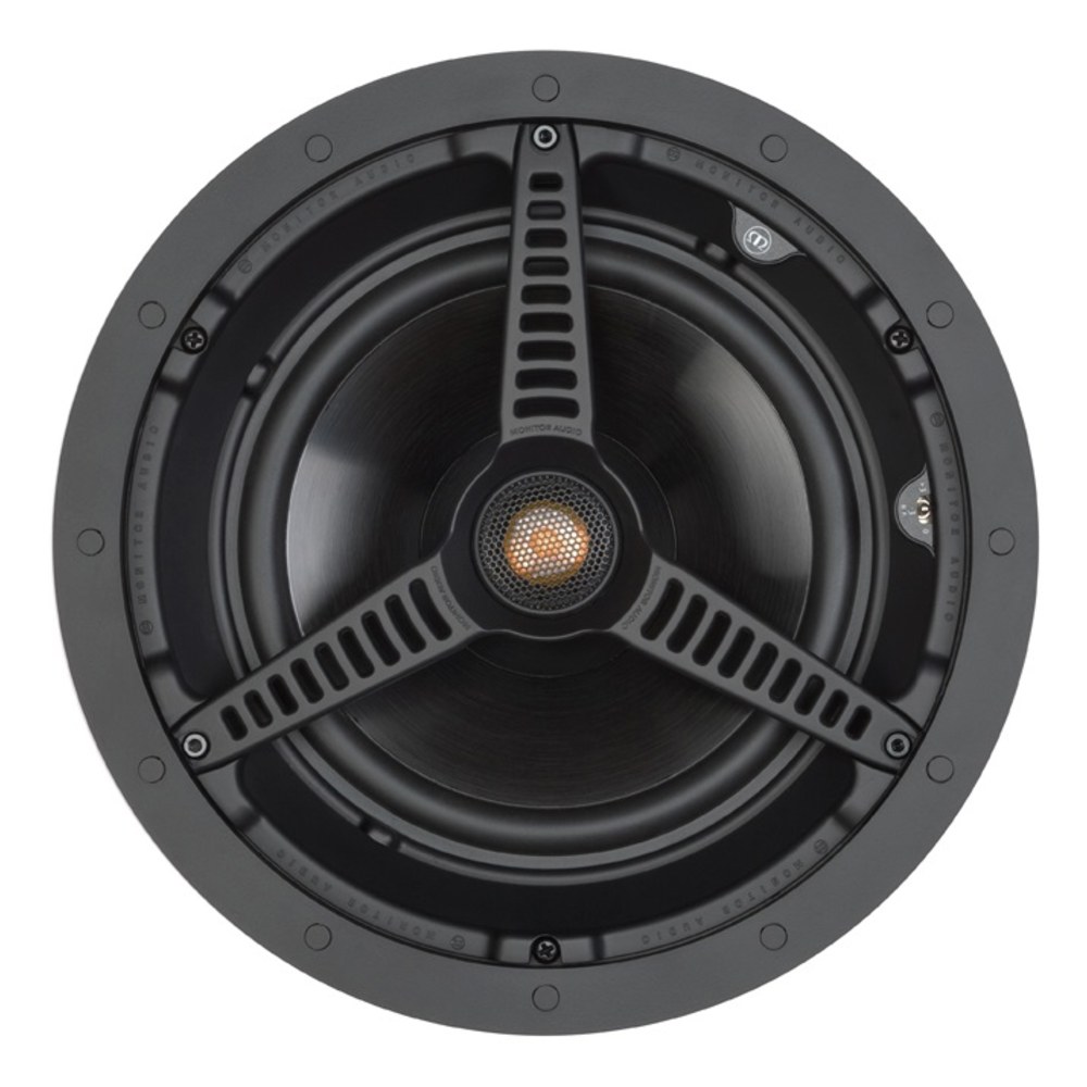 רמקול שקוע עגול Monitor Audio C180 – וופר 8 אינץ׳, טוויטר מתכוונן, 120W RMS 1 רמקול שקוע עגול Monitor Audio C180 בקוטר 8 אינץ׳ עם גריל אלומיניום