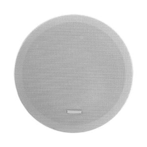 רמקול תקרה 8 אינץ׳ Polman PLM5012 לבן ללא מסגרת – 35W על שנאי קו 70V/100V