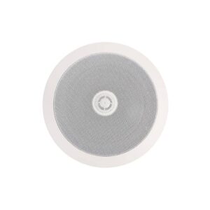 רמקול תקרה 6.5 אינץ׳ Polman PLM703 בצבע שנהב – שנאי קו 70V/100V מובנה