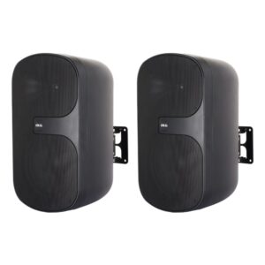 זוג רמקולי קיר פסיביים BLG Audio WSP-8L בצבע שחור