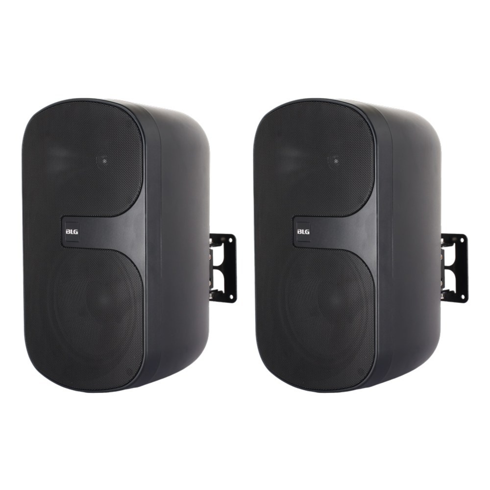 זוג רמקולי קיר פסיביים 8 אינץ׳ BLG Audio WSP-8L – 120W, שחור, להתקנות קבע 1 זוג רמקולי קיר פסיביים BLG Audio WSP-8L בצבע שחור