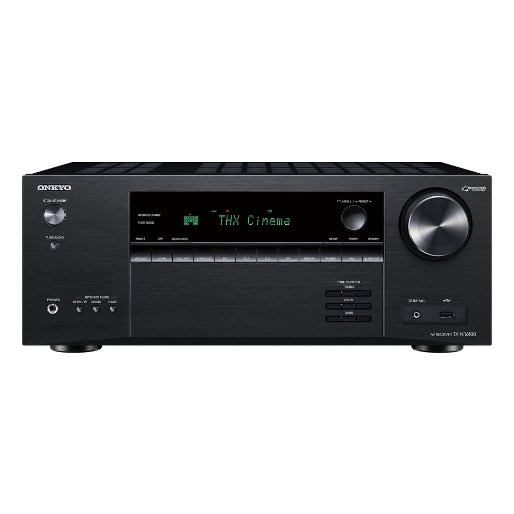 רסיבר קולנוע ביתי 7.2 ערוצים Onkyo TX-NR6100 – Dolby Atmos, HDMI 2.1 ו-8K 1 רסיבר קולנוע ביתי 7.2 ערוצים Onkyo TX-NR6100