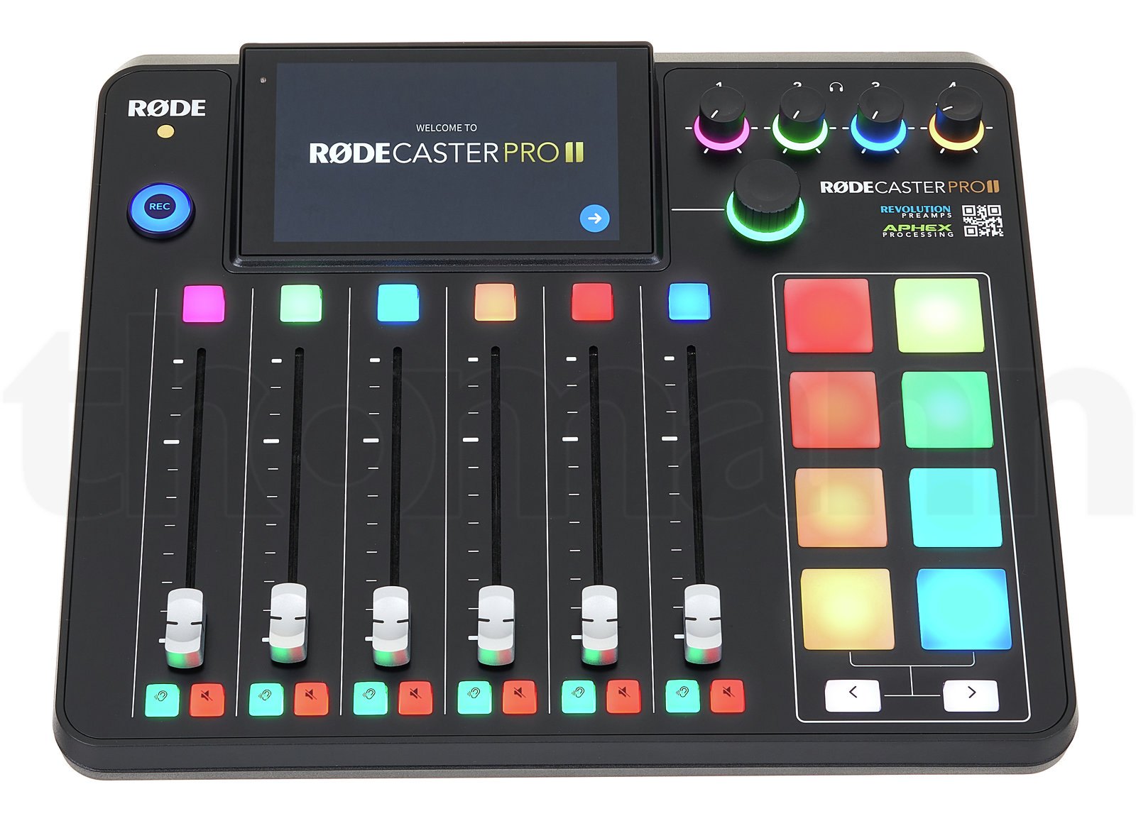 מקליט נייד Rode Rodecaster Pro II 3 מקליט נייד Rode Rodecaster Pro II – תמונה 3