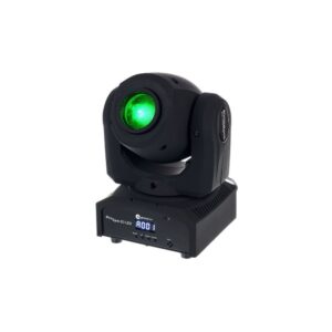 ראש נע ספוט קטן Fun Generation PicoSpot 20 – לד 12W, 7 צבעים ו-7 גובו, DMX ומוזיקה, כולל שלט (יבוא בלעדי)