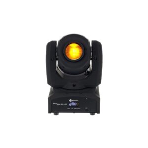 ראש נע ספוט קטן Fun Generation PicoSpot 20 – לד 12W, 7 צבעים ו-7 גובו, DMX ומוזיקה, כולל שלט (יבוא בלעדי)