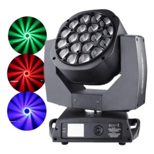 ראש נע וואש Shadow K10 Wash Zoom – זום 4°–60° ו-19 לדים RGBW של 15W