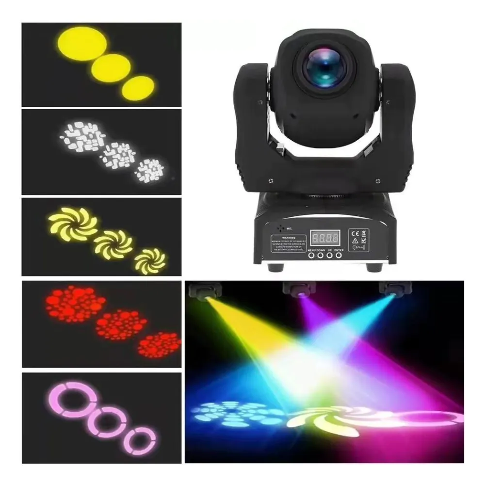 פנס ראש נע Shadow SPOT-60W – ספוט לד 60W עם 7 צבעים ולבן ושליטת DMX 3 פנס ראש נע Shadow SPOT-60W ספוט לד – תמונה 3