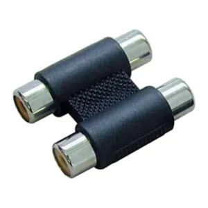 מחבר כפול RCA נקבה↔נקבה – Roxtone ACP6016 (מארז 2 יח׳)