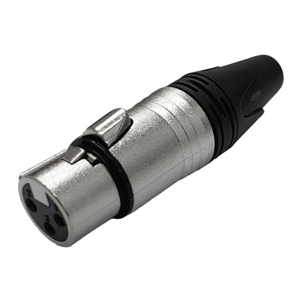 מחבר XLR נקבה – Roxtone D48 (מארז 4 יח׳) 1 מחבר XLR נקבה – Roxtone D48 (מארז 4 יח׳)