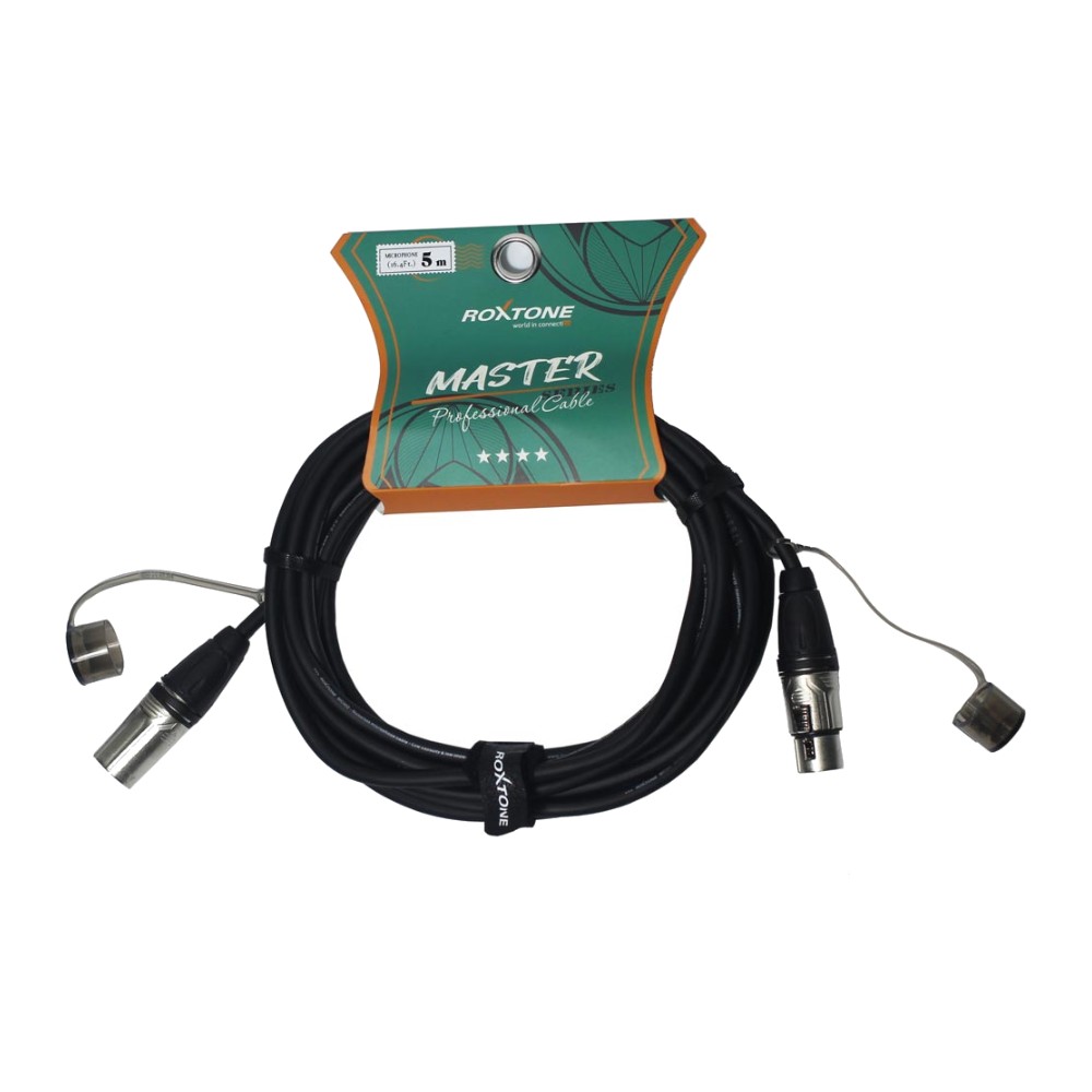כבל XLR למיקרופון 5 מטר – Roxtone MMXX600L5 3 כבל XLR למיקרופון 5 מטר – Roxtone MMXX600L5 – תמונה 2