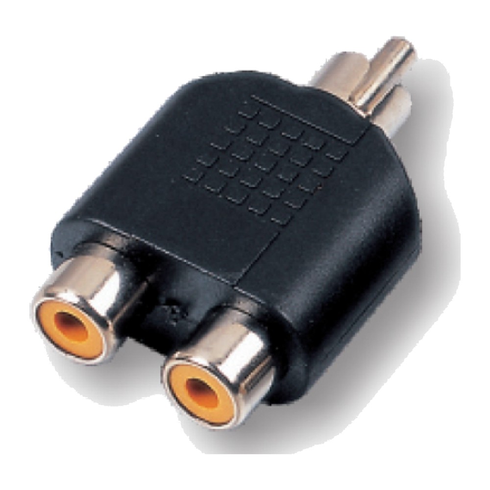 מפצל RCA (Y): 2 × נקבה ← זכר – Roxtone RA046 (מארז 2 יח׳) 1 מפצל RCA (Y): 2 × נקבה ← זכר – Roxtone RA046 (מארז 2 יח׳)