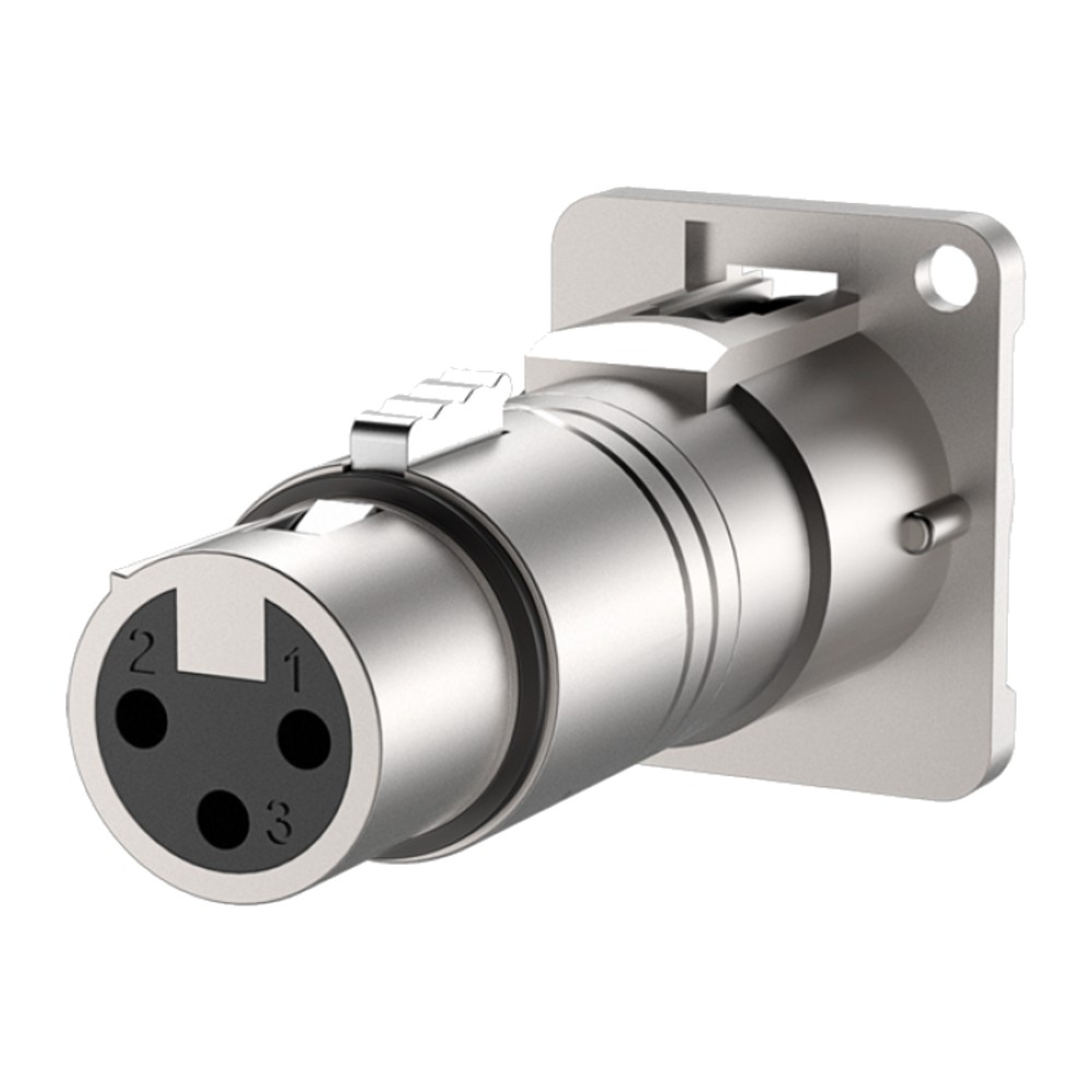 מתאם פאנל XLR זכר↔נקבה (6 ס״מ) – Roxtone RA3XMFD 3 מתאם פאנל XLR זכר↔נקבה (6 ס״מ) – Roxtone RA3XMFD – תמונה 2