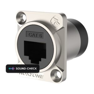 שקע רשת CAT6a לפאנל – Roxtone RAE8FD-C6A