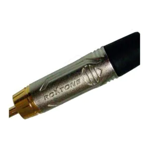 מחבר RCA איכותי להלחמה – Roxtone RF2C-NG (מארז 4 יח׳)