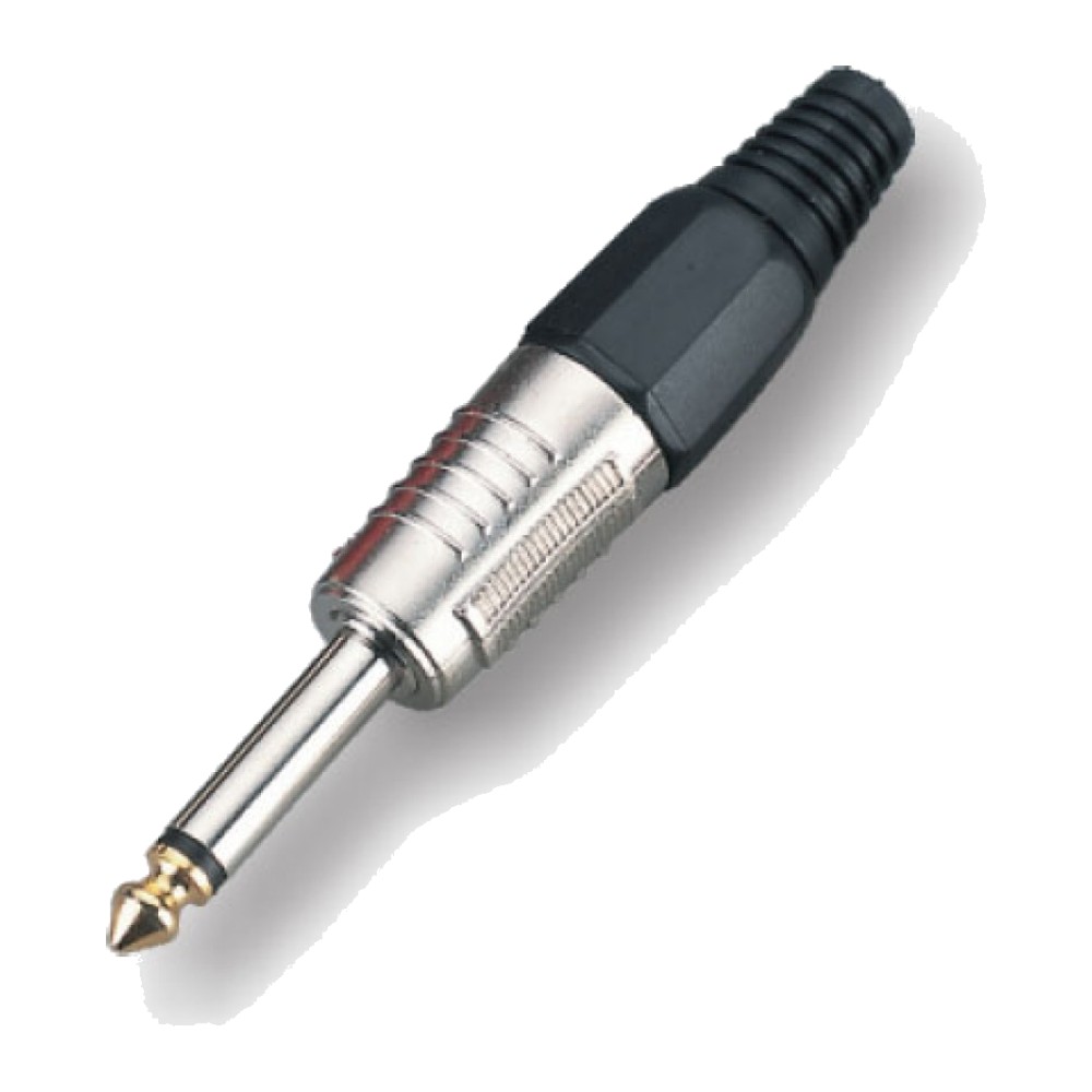תקע PL 6.3 מ״מ מונו – Roxtone RJ001M (מארז 4 יח׳) 1 תקע PL 6.3 מ״מ מונו – Roxtone RJ001M (מארז 4 יח׳)