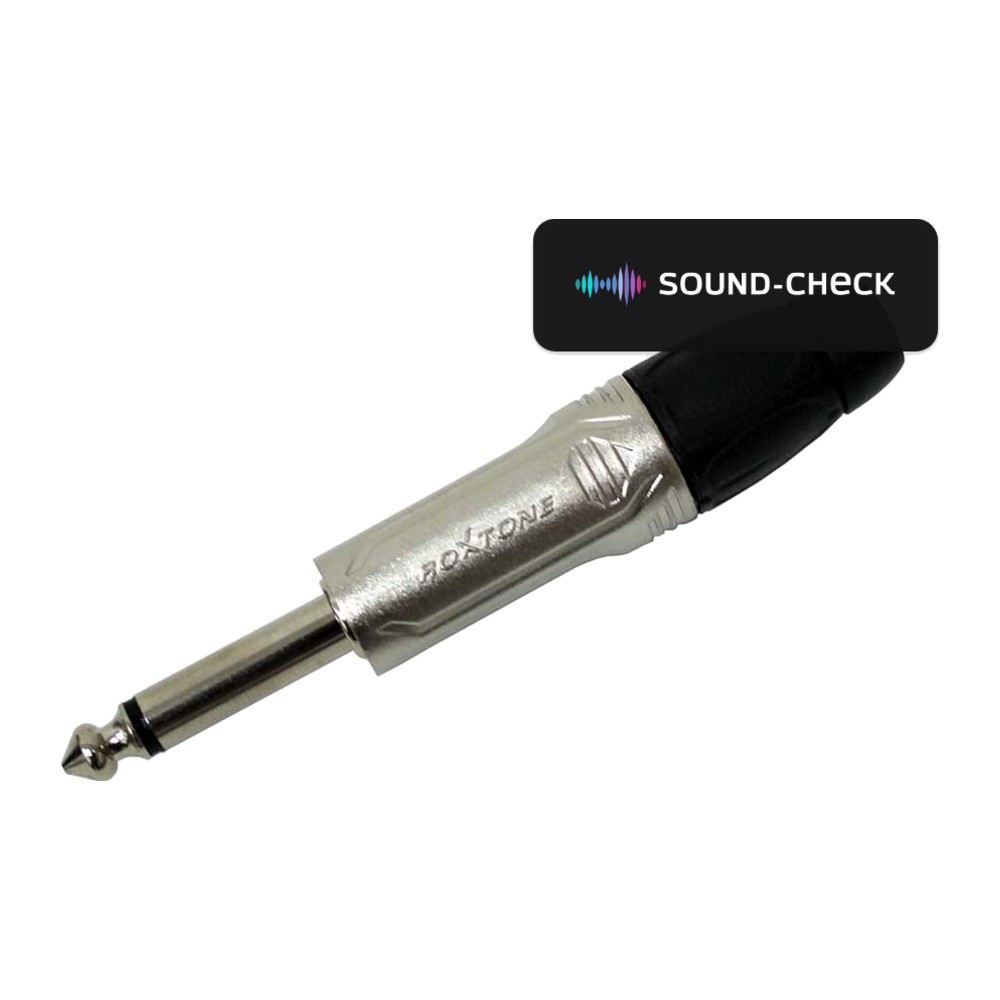תקע PL 6.3 מ״מ מונו איכותי – Roxtone RJ2P-NN (מארז 4 יח׳) 1 תקע PL 6.3 מ״מ מונו איכותי – Roxtone RJ2P-NN (מארז 4 יח׳)