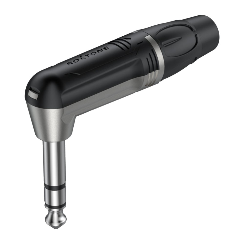 תקע PL 6.3 מ״מ סטריאו Deluxe בזווית 90° – Roxtone RJ3RP-NN (מארז 2 יח׳) 1 תקע PL 6.3 מ״מ סטריאו Deluxe בזווית 90° – Roxtone RJ3RP-NN (מארז 2 יח׳)