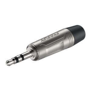 תקע 3.5 מ״מ סטריאו איכותי – Roxtone RMJ3PS-NN (מארז 2 יח׳)