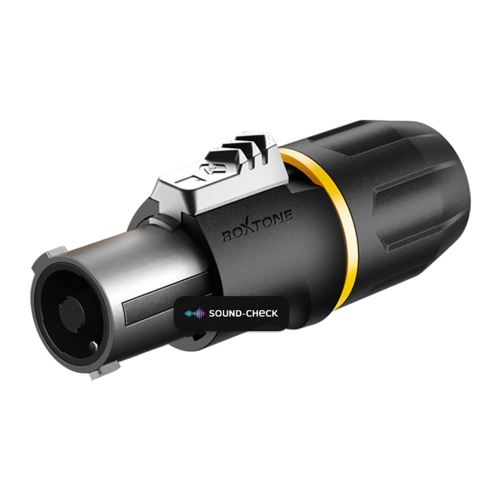 מחבר Speakon Heavy Duty לכבל – Roxtone RS4FP-HD (מארז 2 יח׳) 1 מחבר Speakon Heavy Duty לכבל – Roxtone RS4FP-HD (מארז 2 יח׳)