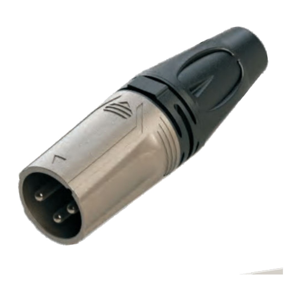 מחבר XLR זכר דלוקס – Roxtone RX3M-NT (מארז 2 יח׳) 1 מחבר XLR זכר דלוקס – Roxtone RX3M-NT (מארז 2 יח׳)