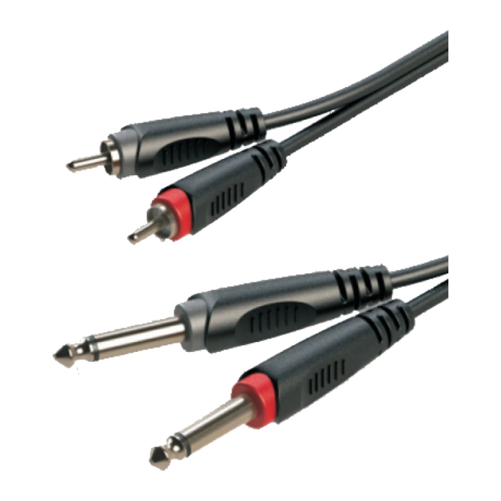 כבל 2×RCA ל-2×PL 3 מטר – Roxtone SACC150L3 1 כבל 2×RCA ל-2×PL 3 מטר – Roxtone SACC150L3