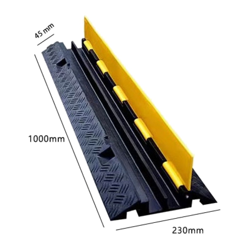 מדרך כבלים (Cable Ramp) 2 תאים 1 מטר – Roxtone W20 3 מדרך כבלים (Cable Ramp) 2 תאים 1 מטר – Roxtone W20 – תמונה 2