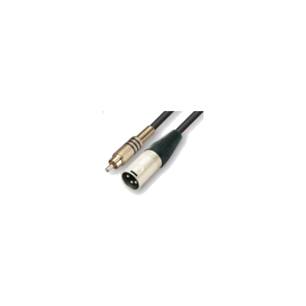כבל RCA ל-XLR זכר 10 מטר – Roxtone YCC032L10 3 כבל RCA ל-XLR זכר 10 מטר – Roxtone YCC032L10 – תמונה 2