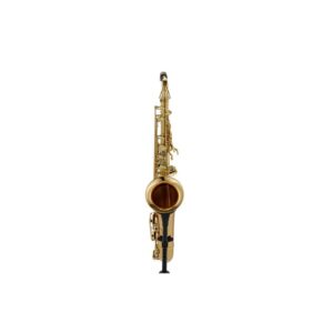 סקסופון טנור Bb עם גוף פליז‑זהב (Gold Brass) בלכה שקופה — דרגה מתקדמת