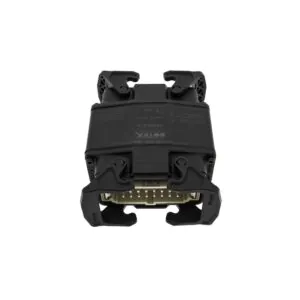 מחבר צימוד HAN16 עמיד למים Botex – זכר/נקבה, IP65, תפסנים נשלפים, לכבלי מולטי ובקרת מנועים