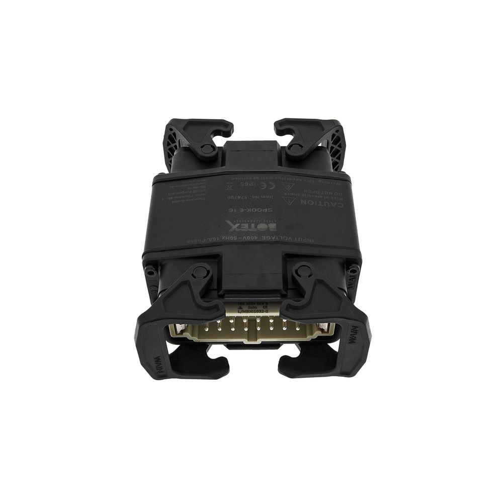 מחבר צימוד HAN16 עמיד למים Botex – זכר/נקבה, IP65, תפסנים נשלפים, לכבלי מולטי ובקרת מנועים 2 מחבר הצימוד ל-HAN16 – מחבר צימוד HAN16, תמונה 2