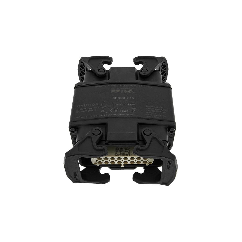מחבר צימוד HAN16 עמיד למים Botex – זכר/נקבה, IP65, תפסנים נשלפים, לכבלי מולטי ובקרת מנועים 4 מחבר הצימוד ל-HAN16 – מחבר צימוד HAN16, תמונה 4