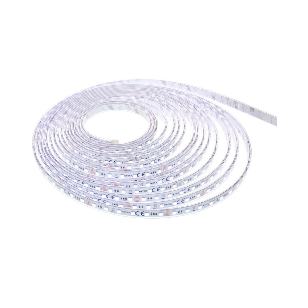 פס לד RGBWW עמיד למים Botex באורך 10 מ׳ – IP65, צינור סיליקון, 24V, 60 לדים למטר 6 פס הלד העמיד של 10 מטר – פס לד, תמונה 6