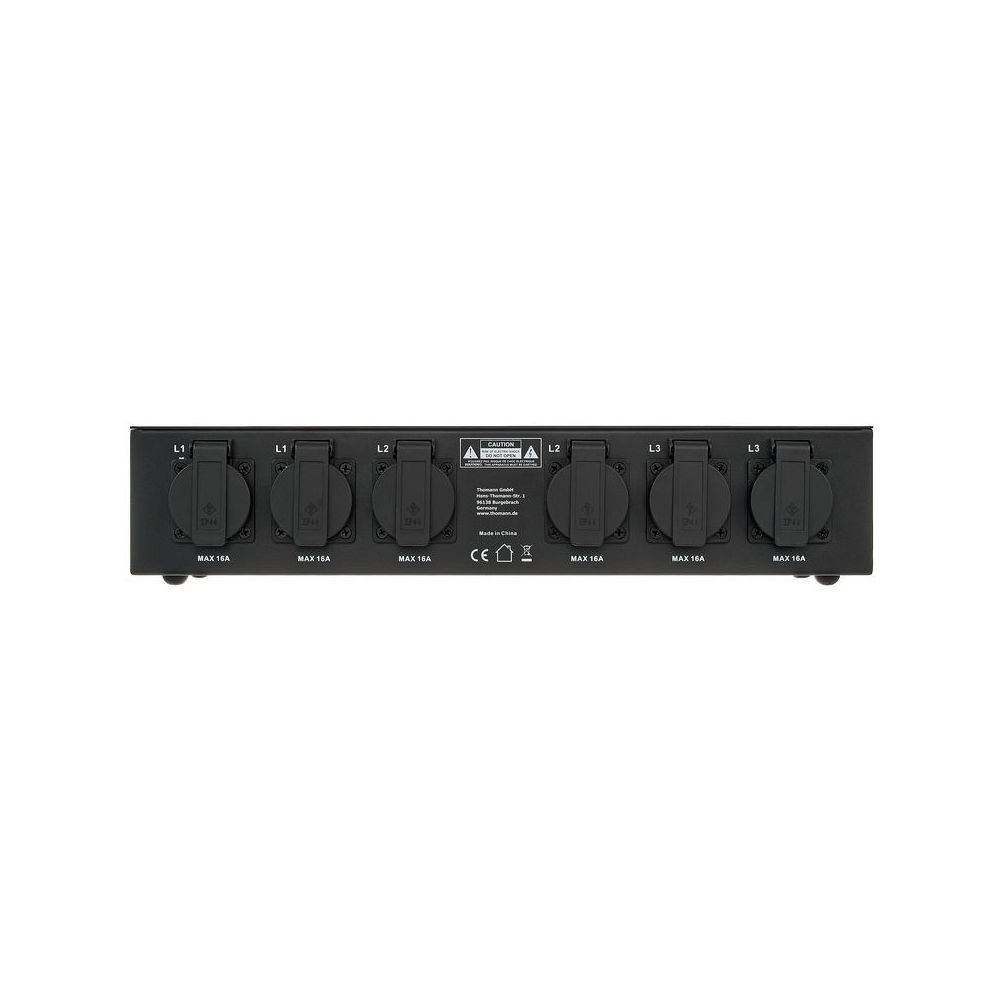 לוח חלוקת חשמל לבמה Botex לראק 2U – כניסת CEE 32A, יציאת CEE 32A, 7 שקעים, 3 מפסקי RCBO 6 לוח החשמל עם מפסקי ה-RCBO – לוח חלוקת חשמל, תמונה 6