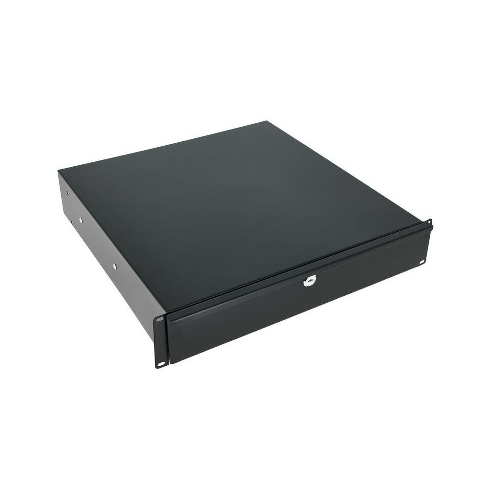מגירת ראק 19 אינץ׳ 2U עם מנעול Flyht Pro – עומק 45 ס״מ, פתיחה מלאה, מתכת, שחור (יבוא בלעדי) 3 מגירת הראק 2U עם המנעול – מגירת ראק 19 אינץ׳, תמונה 3