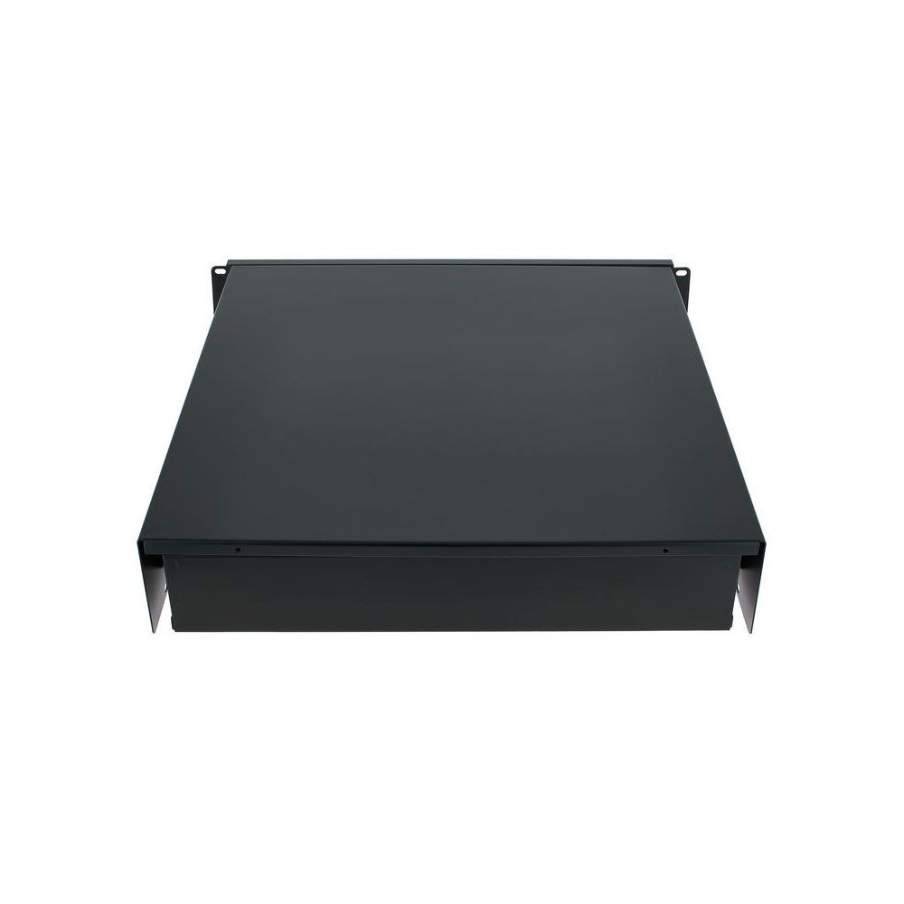 מגירת ראק 19 אינץ׳ 2U עם מנעול Flyht Pro – עומק 45 ס״מ, פתיחה מלאה, מתכת, שחור (יבוא בלעדי) 4 מגירת הראק 2U עם המנעול – מגירת ראק 19 אינץ׳, תמונה 4
