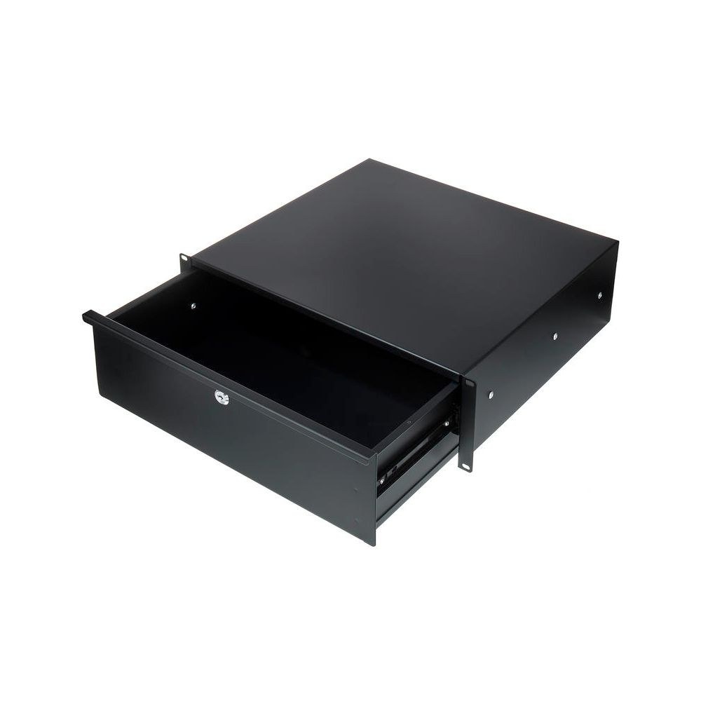 מגירת ראק 19 אינץ׳ 3U עם מנעול Flyht Pro – עומק 40 ס״מ, פתיחה מלאה, מתכת, שחור (יבוא בלעדי) 5 מגירת הראק 3U בעומק 40 – מגירת ראק 19 אינץ׳, תמונה 5