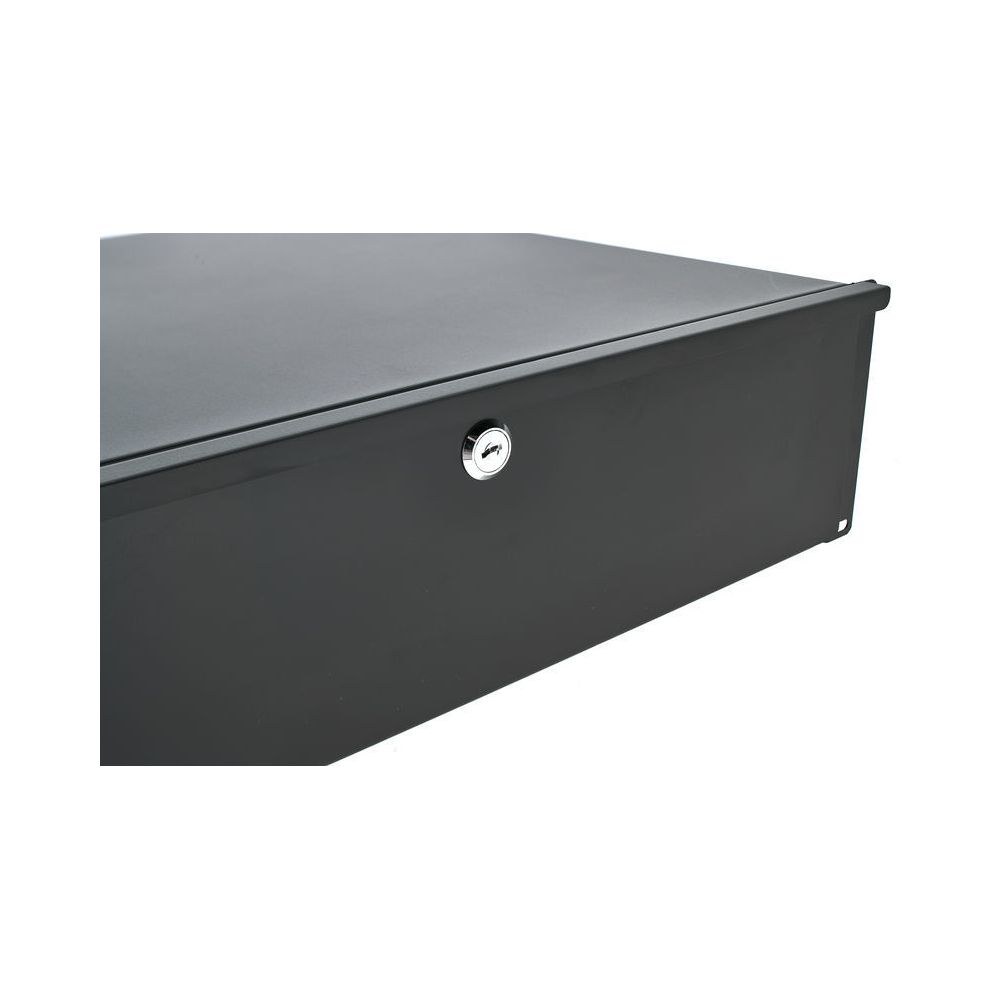 מגירת ראק 19 אינץ׳ 3U עם מנעול Flyht Pro – עומק 45 ס״מ, פתיחה מלאה, מתכת, שחור (יבוא בלעדי) 5 מגירת הראק 3U עם המנעול – מגירת ראק 19 אינץ׳, תמונה 5