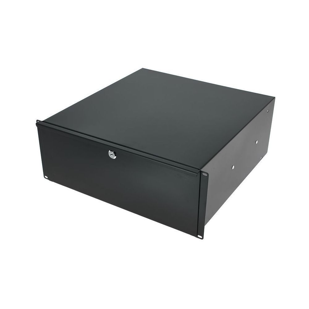 מגירת ראק 19 אינץ׳ 4U עם מנעול Flyht Pro – עומק 45 ס״מ, פתיחה מלאה, מתכת, שחור (יבוא בלעדי) 1 מגירת ראק 19 אינץ׳ 4U עם מנעול Flyht Pro – עומק 45 ס״מ, פתיחה מלאה, מתכת, שחור