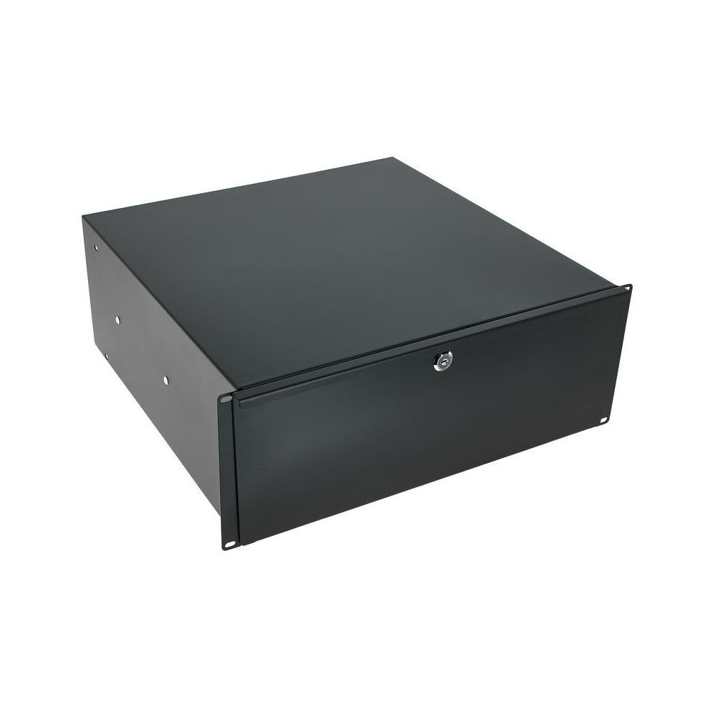 מגירת ראק 19 אינץ׳ 4U עם מנעול Flyht Pro – עומק 45 ס״מ, פתיחה מלאה, מתכת, שחור (יבוא בלעדי) 3 מגירת הראק 4U עם המנעול – מגירת ראק 19 אינץ׳, תמונה 3