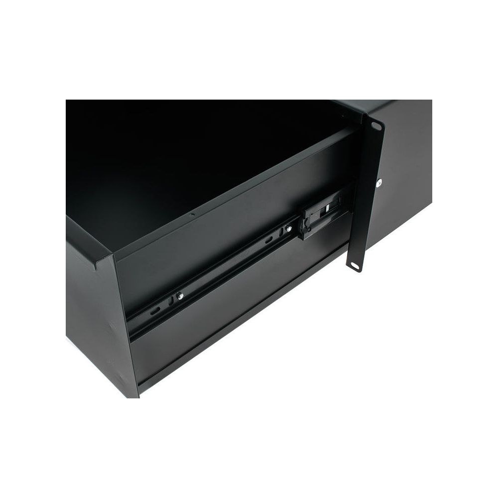 מגירת ראק 19 אינץ׳ 4U עם מנעול Flyht Pro – עומק 45 ס״מ, פתיחה מלאה, מתכת, שחור (יבוא בלעדי) 7 מגירת הראק 4U עם המנעול – מגירת ראק 19 אינץ׳, תמונה 7