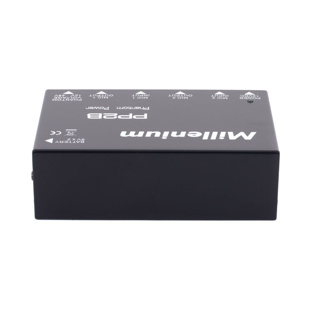 ספק פאנטום כפול Millenium 12V/48V – 2 ערוצי XLR, הזנה מספק או מסוללות (יבוא בלעדי) 3 ספק הפאנטום של Millenium – ספק פאנטום, תמונה 3