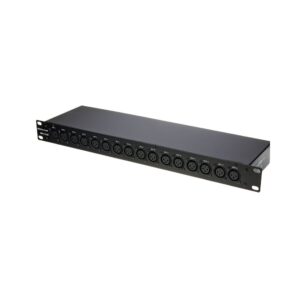 פאץ׳-ביי XLR 16 ערוצים לראק Millenium – כניסות ויציאות מאוזנות, 1U (יבוא בלעדי)