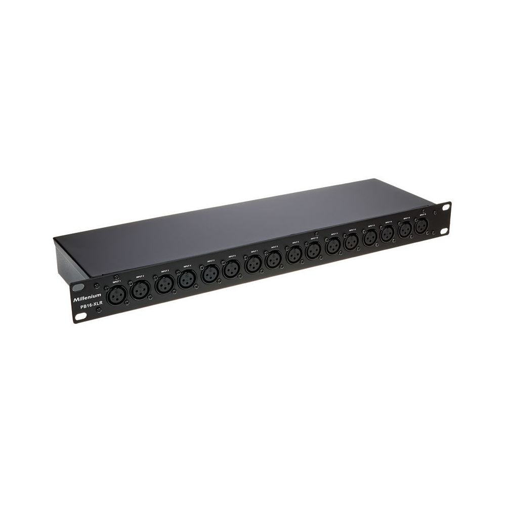 פאץ׳-ביי XLR 16 ערוצים לראק Millenium – כניסות ויציאות מאוזנות, 1U (יבוא בלעדי) 3 הפאץ׳-ביי XLR – פאץ׳-ביי, תמונה 3
