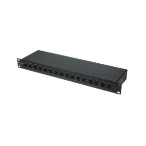 פאץ׳-ביי XLR 16 ערוצים לראק Millenium – זכר בחזית ונקבה בגב, מאוזן, 1U (יבוא בלעדי)