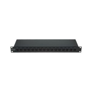 פאץ׳-ביי XLR 16 ערוצים לראק Millenium – זכר בחזית ונקבה בגב, מאוזן, 1U (יבוא בלעדי)