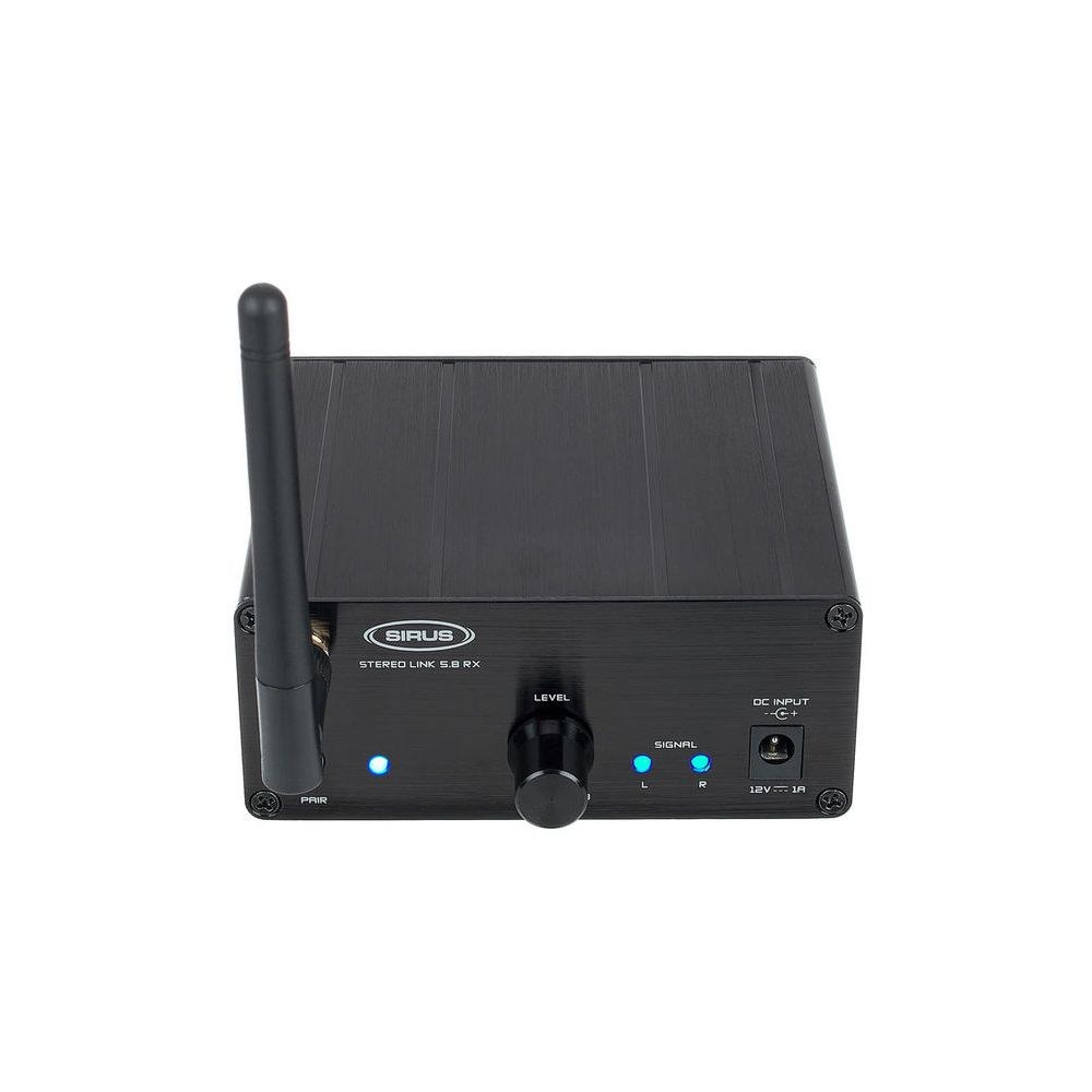 מקלט אודיו אלחוטי סטריאו Sirus Stereo Link 5.8 RX – 5.8 ג׳יגה-הרץ, עד 30 מ׳, יציאות XLR ו-6.3 מ״מ 2 מקלט ה-Stereo Link 5.8 – מקלט אודיו אלחוטי, תמונה 2